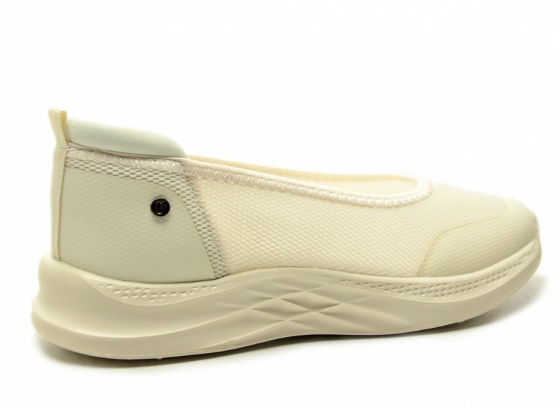 Baleriny sportowe beż 37 półbuty FILIPPO 7599 kremowe beżowe
