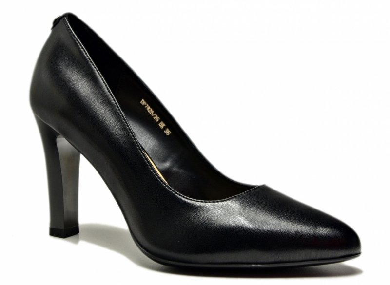 Czółenka czarne 37 skóra szpilki FILIPPO 7825 skórzane