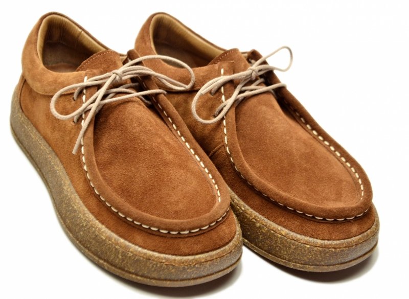 Mokasyny camel 36 skóra VERANO 4653 skórzane półbuty