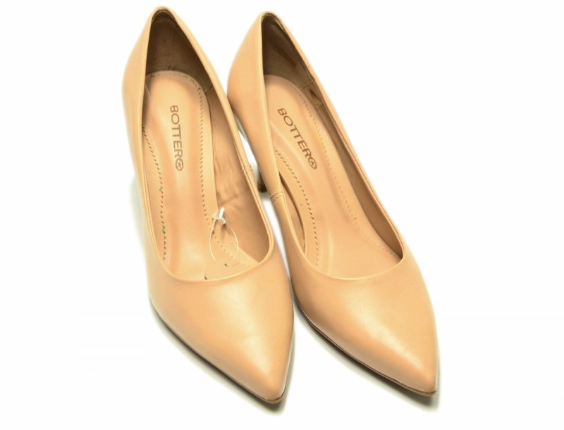 Czółenka 37 szpilki BOTTERO skóra beż 353721 beżowe