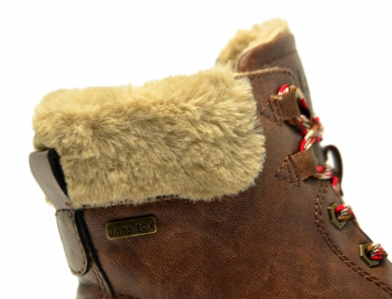 Botki śniegowce 36 JANA TEX brązowe 26285 