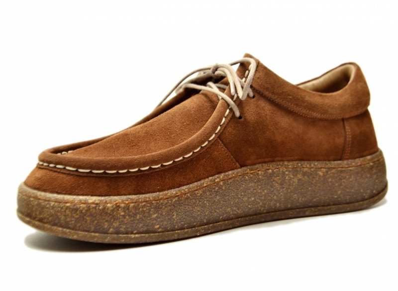 Mokasyny camel 36 skóra VERANO 4653 skórzane półbuty