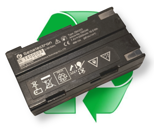 regeneracja akumulatora ZBA202 li-ion 7,4V do urządzeń Geoelectron, GeoMax Zenith 10, 20 , Kolida Gnss K9, Leaf aptus, South S82