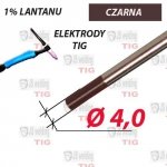 WL10 ELEKTRODA TIG CZARNA Ø 4,0 mm 
