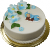 Hokus - Cukrowy bobas z misiem dekoracja tortu na chrzest opak.6 szt.