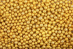 Włoskie Perełki Złote 6,5 mm - 50g