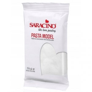 Masa cukrowa do modelowania figurek SARACINO biała 1kg