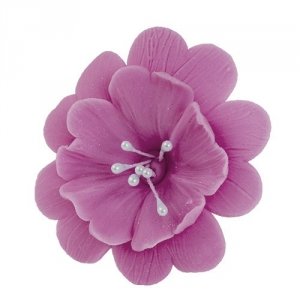 Fuksja fioletowa - kwiaty cukrowe - 8 szt.