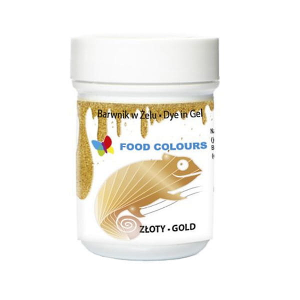 Barwnik spożywczy w żelu ZŁOTY 35g - Food Colours