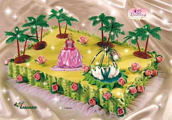 Kardasis - zestaw na tort Barbie W Ogrodzie