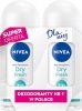 NIVEA Antyperspirant damski w kulce DUO Dry Fresh  2x50 ml