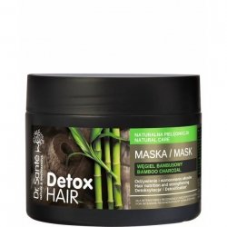 Bamboo Charcoal Nourishing and Strengthening Hair Mask Dr. Sante Detox Hair, 300ml