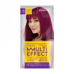 JOANNA Multi Effect Color Szamponetka koloryzująca nr 04 Malinowa czerwień 35 g