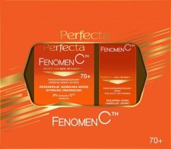 PERFECTA Zestaw prezentowy Fenomen C 70+ (Krem przeciwzmarszczkowy do twarzy 50ml + Krem pod oczy 15ml)
