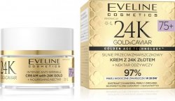 EVELINE 24K Gold&Caviar Krem silnie przeciwzmarszczkowy 75+ 50 ml