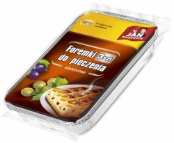 Sarantis Jan Niezbędny Foremki aluminiowe do pieczenia zapiekanek i dużych ciast