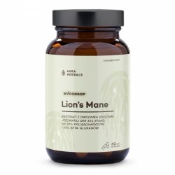 Mycodrop, Lion’s Mane 30:1, 30% beta-glukan, Aura Herbals, 60 kapsułek