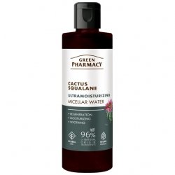 GREEN PHARMACY Kaktus + Skwalan Ultranawilżająca Woda micelarna do twarzy 200 ml
