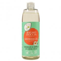 Żel pod prysznic MANGO, z ekologicznym hydrolatem z rumianku, Pierpaoli Biocontè, 400ml