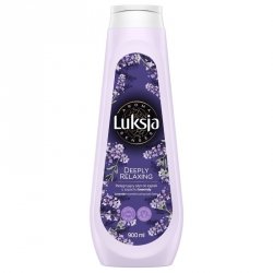 LUKSJA Aroma Senses Deeply Relaxing Pielęgnujący płyn do kąpieli o zapachu lawendy 900 ml
