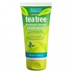 Beauty Formulas Tea Tree Peeling oczyszczający do twarzy  150ml