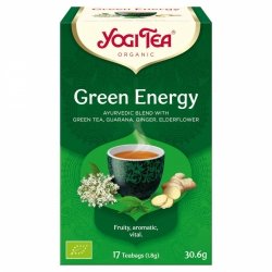 Herbatka zielona energia Green Enrgy BIO, YOGI TEA, 17 X 1,8g