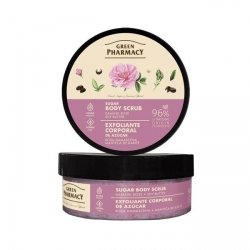 GREEN PHARMACY Multi Peeling cukrowy do ciała Róża damasceńska i Masło shea
