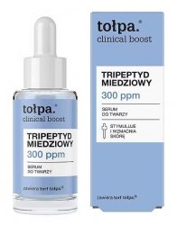 TOŁPA Clinical Boost Tripeptyd Miedziowy 300 ppm Serum do twarzy 30 ml
