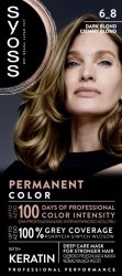 SYOSS Permanent Color Farba do włosów 6_8 Ciemny Blond