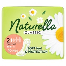 NATURELLA Classic Podpaski Normal  1 op.-10 sztuk