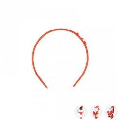 DONEGAL Opaska do włosów - świąteczna (FA-5741) 1 szt. - mix wzorów
