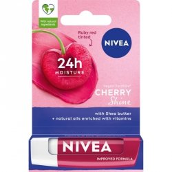 NIVEA Lip Care Pielęgnująca pomadka do ust - Cherry Shine 4,8g