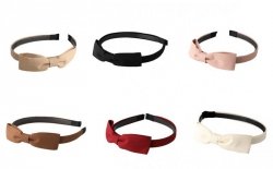 DONEGAL Opaska do włosów z kokardą (FA-5613) 1 szt. - mix kolorów