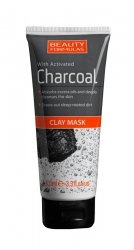 Beauty Formulas Charcoal Maseczka z glinką głęboko oczyszczająca z aktywnym węglem  100ml