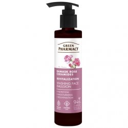 Róża damasceńska + Ceramidy Emulsja do mycia twarzy, Green Pharmacy, 150ml