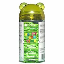 HISKIN KIDS Miś Wstążki+2 kule do kąpieli Happy Bath