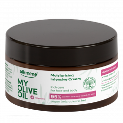 Krem intensywnie nawilżający z witaminą E, Alkmene My Olive Oil, 200 ml