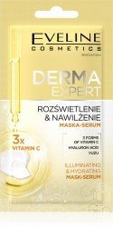 EVELINE Derma Expert Maska - serum rozświetlenie i nawilżenie 8 ml