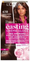 LOREAL Casting Creme Gloss Krem koloryzujący 418 Czekoladowa Mokka