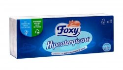 FOXY Chusteczki higieniczne hipoalergiczne niepodrażniające skóry 1op.- 10 sztuk