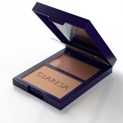CLARESA Palette Creamy & Pressed Bronzer Kremowo-pudrowa paleta do konturowania Bronzer 02 Sun Tropez 8,5 g