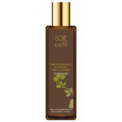 Шампунь с амлой, брингараджем и шикакаем для роста волос, Soil & Earth