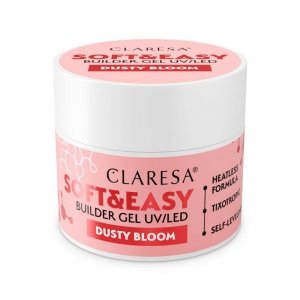 CLARESA Soft&Easy Żel budujący do paznokci Dusty Bloom 45 g 