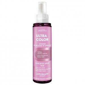 JOANNA Ultra Color Płukanka do włosów w sprayu różowa 150 ml 