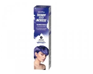 VENITA Trendy Color Mousse Pianka koloryzująca do włosów - 43 Peri Blue (Fioletowy Błękit) 75ml 