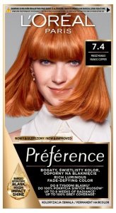 LOREAL Preference Farba do włosów 7.4 - Miedź Mango 1 op. 
