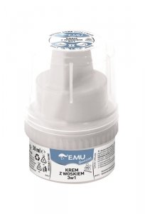 EMU Sport Line Krem z woskiem do butów 3w1 Biały 50 ml 