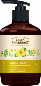 GREEN PHARMACY Mydło w płynie Jaskółcze ziele + Lipa 460 ml 