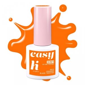 HI HYBRID Easy 3w1 Lakier hybrydowy nr. 613 Orange Blaze Twister 5 ml 