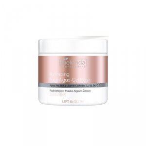 BIELENDA PROFESSIONAL Lift&Glow Rozświetlająca maska algowo-żelowa do twarzy 190 g 